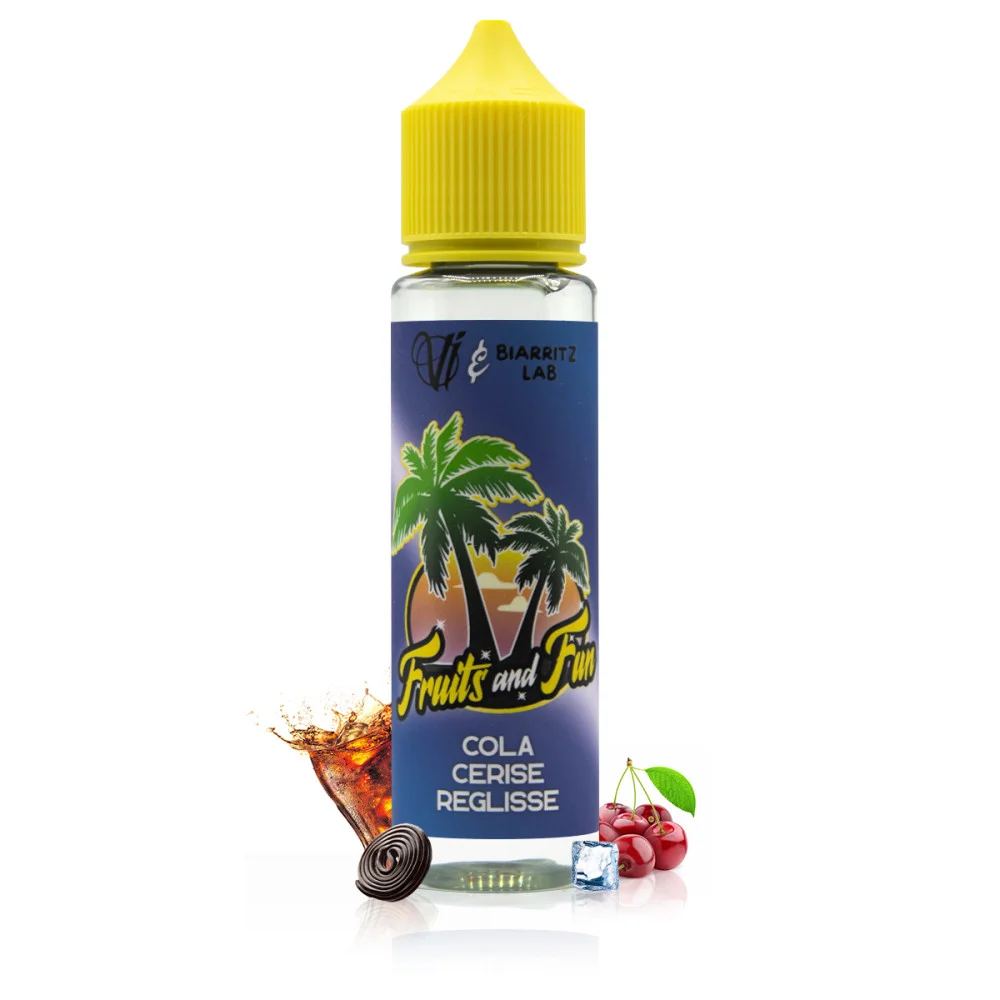 Fruits and Fun - Cola Cerise Réglisse  - Vape Institut & Biarritz Lab